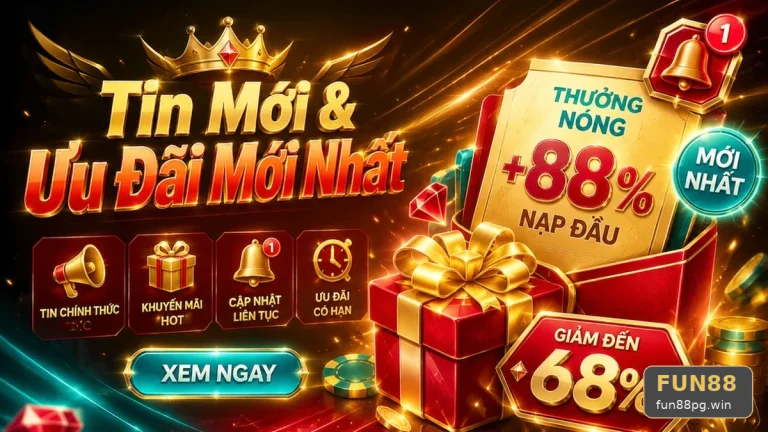 Khuyến Mãi FUN88 Tại fun88pg.win: Nhật Ký Quyết Định Thực Tế Khi Đọc Chi Tiết Giao Diện Ưu Đãi – Nhắc Bạn Đọc Kỹ Điều Kiện Doanh Thu Trước Khi Nhận Thưởng