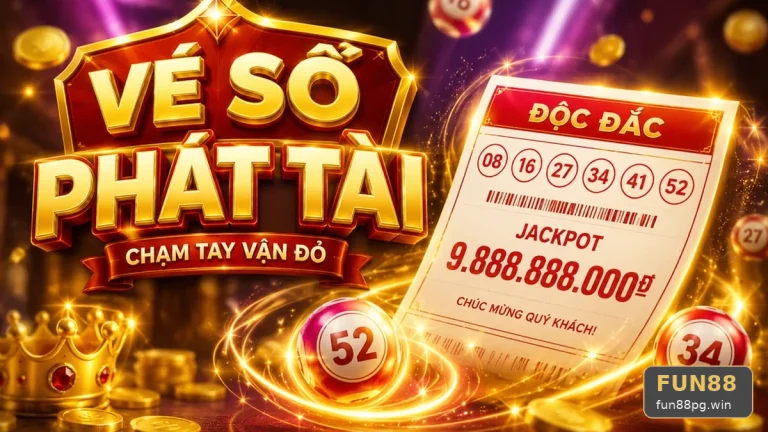 Khung viền vé số và bảng kết quả xổ số: Trình tự kiểm tra tại FUN88